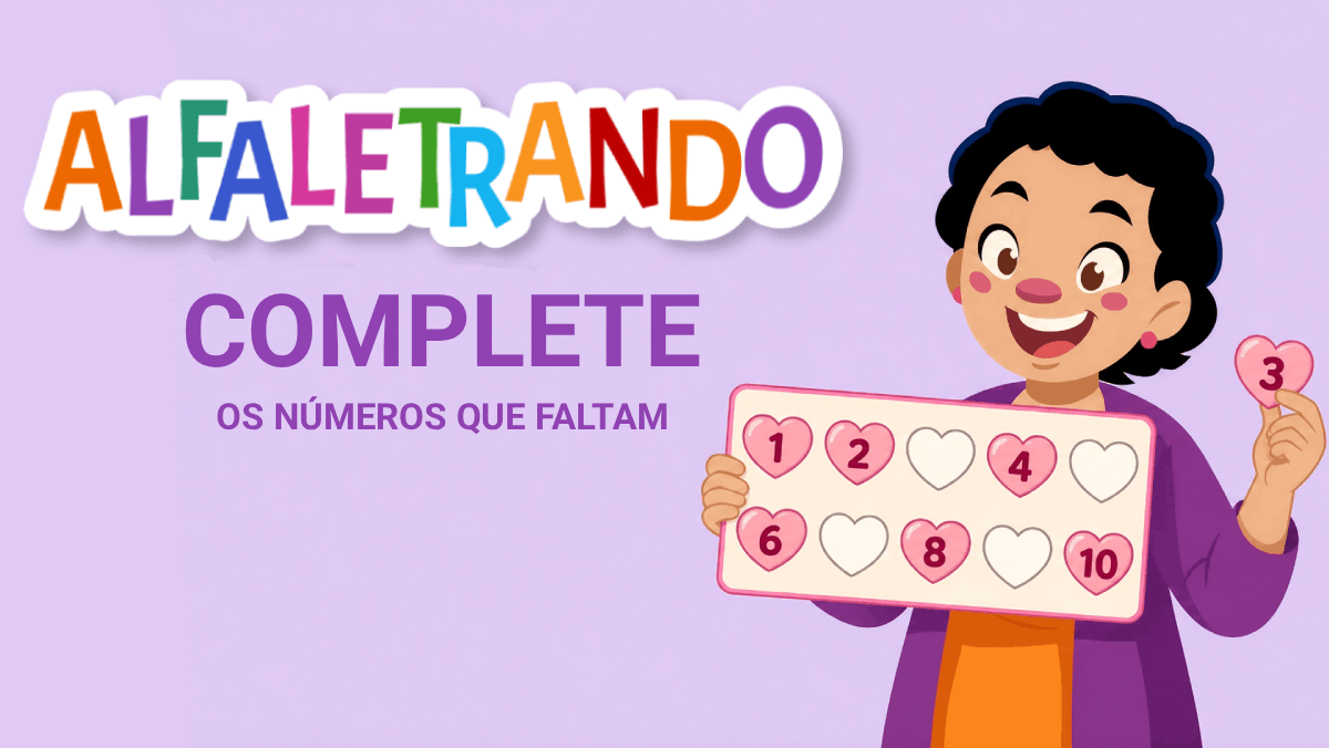 Complete os números que faltam